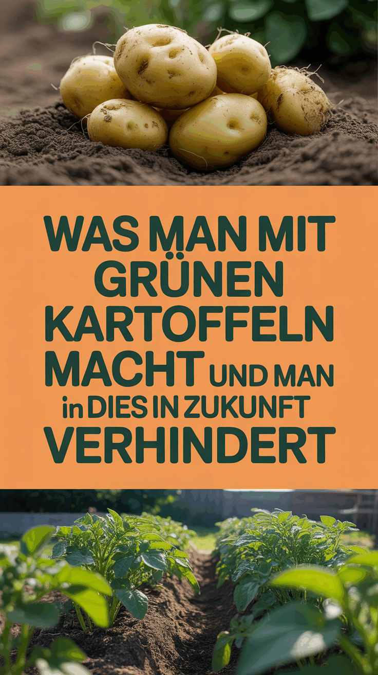 Was man mit grünen Kartoffeln macht und wie man dies in Zukunft verhindert