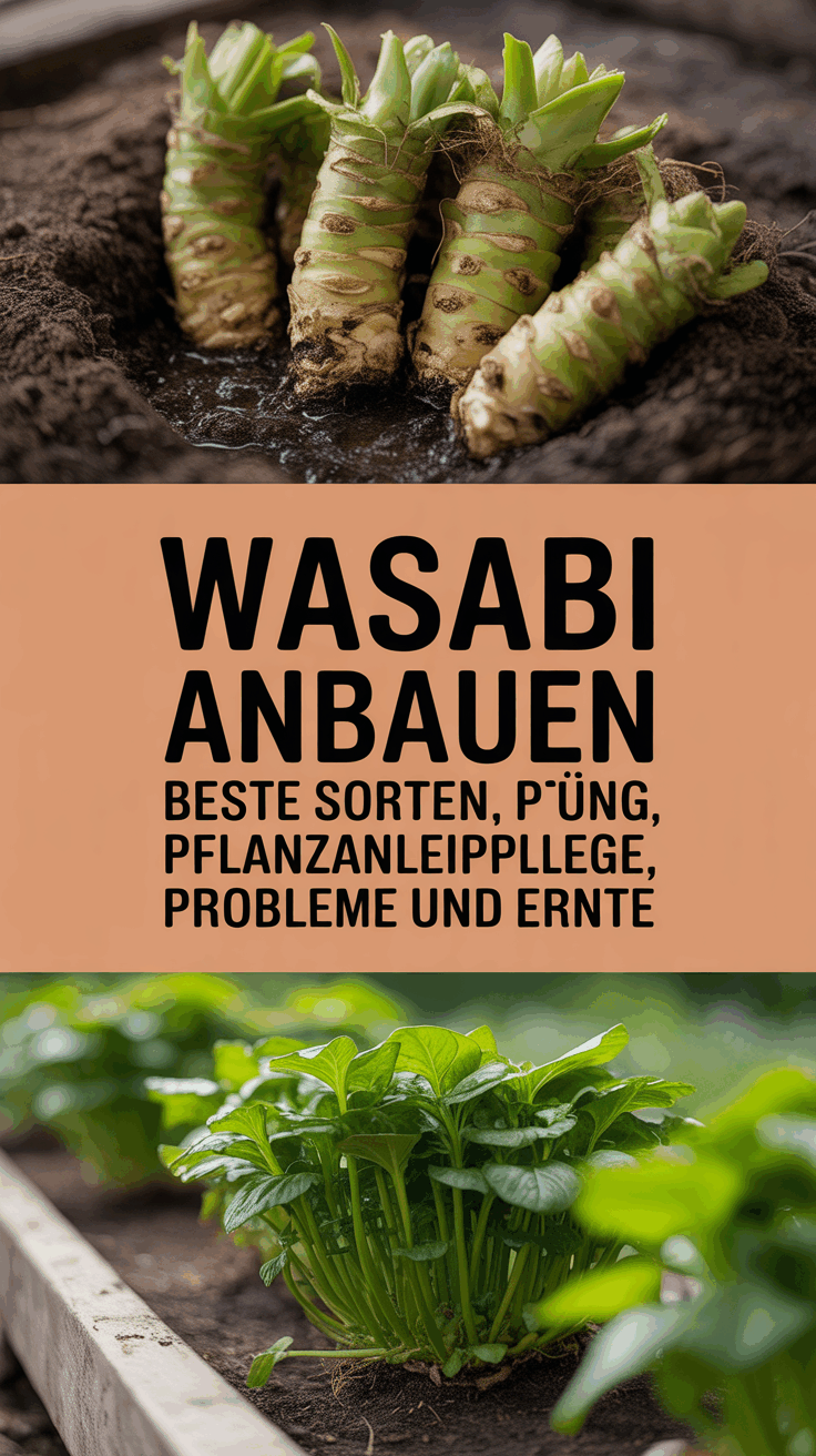 Wasabi Anbauen: Beste Sorten, Pflanzanleitung, Pflege, Probleme und Ernte