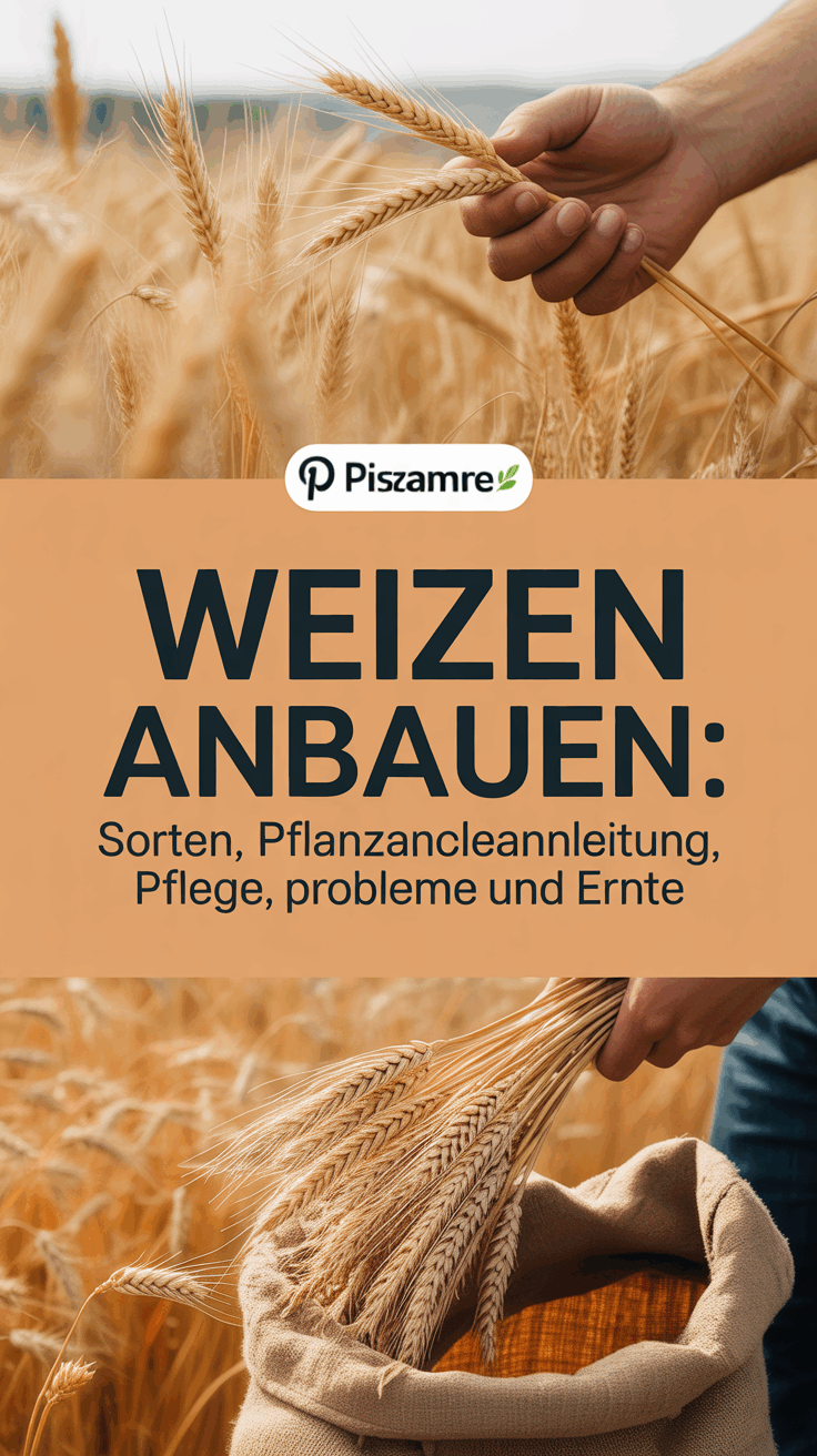 Weizen anbauen: Sorten, Pflanzanleitung, Pflege, Probleme und Ernte