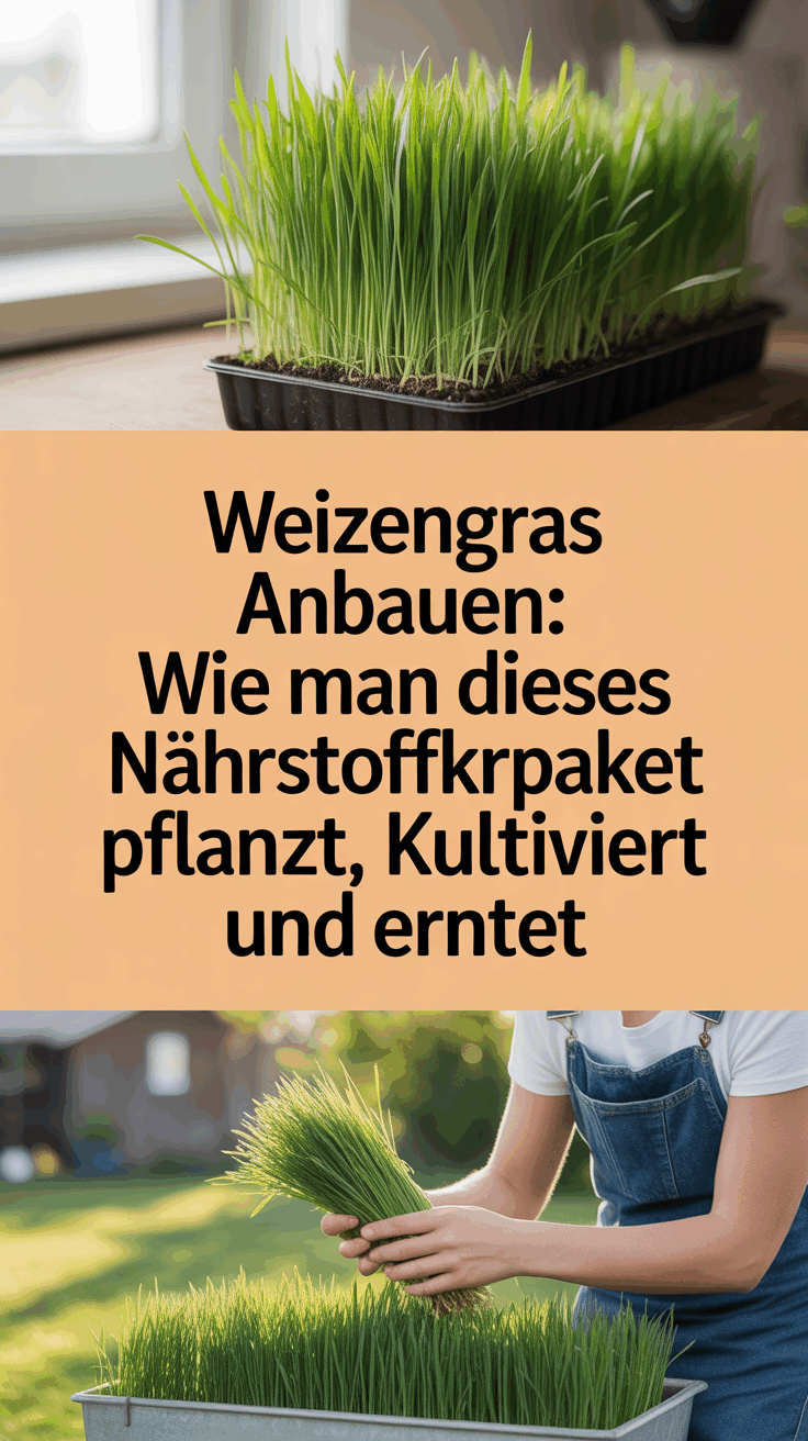 Weizengras Anbauen: Wie man dieses Nährstoffkraftpaket pflanzt, kultiviert und erntet