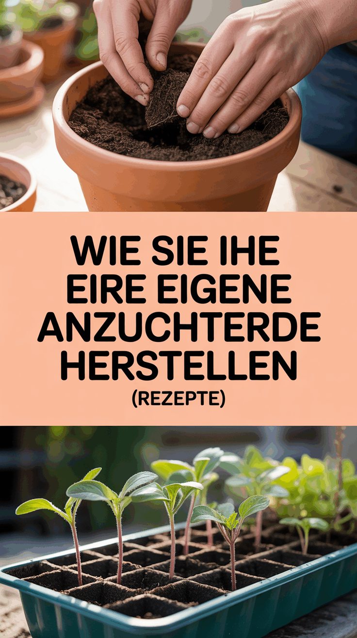 Wie Sie Ihre eigene Anzuchterde herstellen (Rezepte)