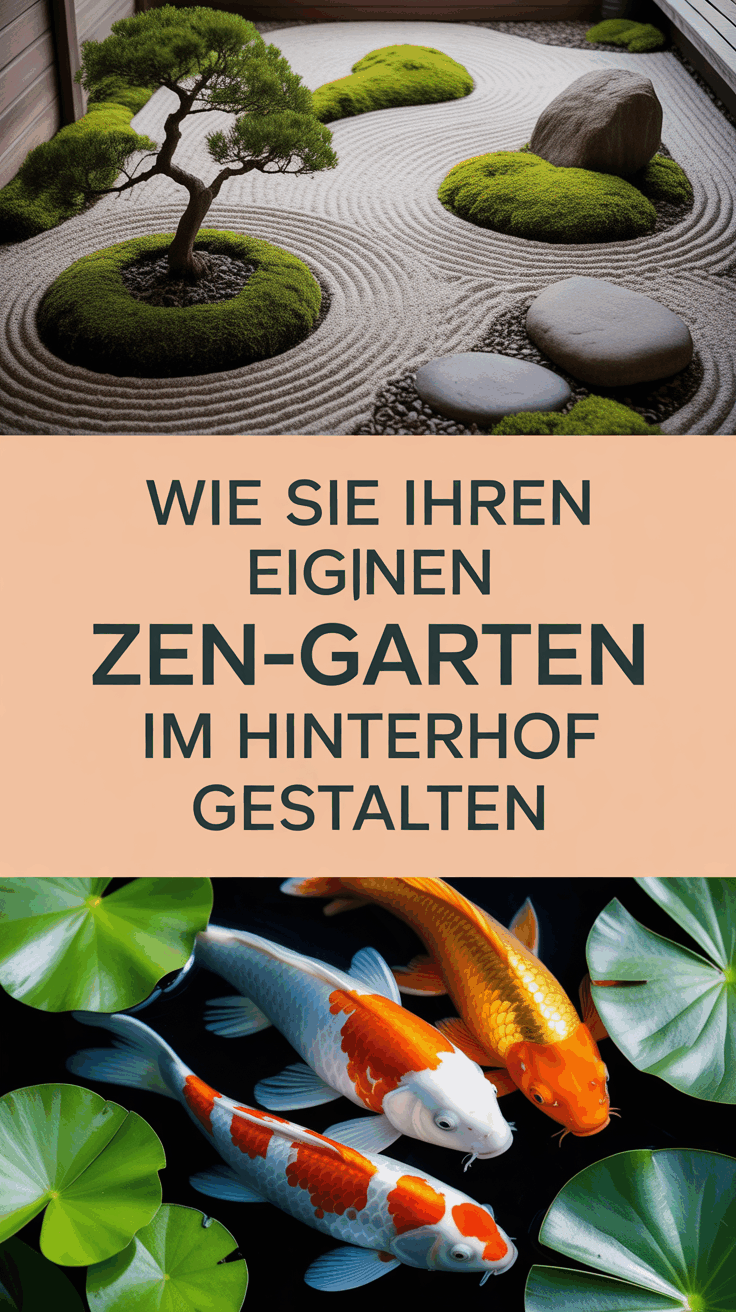 Wie Sie Ihren eigenen Zen-Garten im Hinterhof gestalten