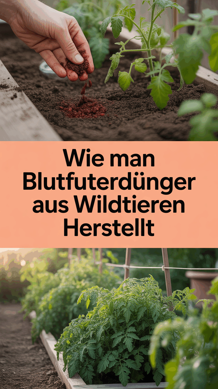 Wie man Blutfutterdünger aus Wildtieren herstellt