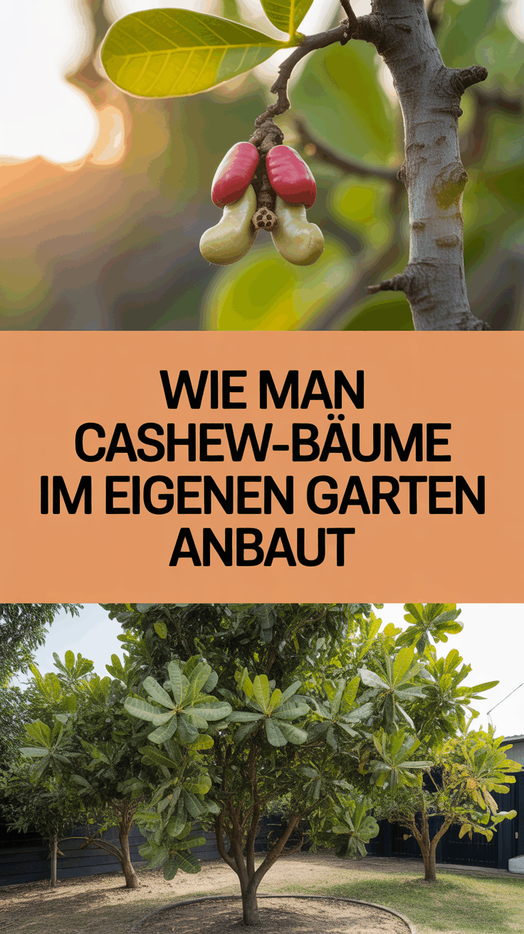 Wie man Cashew-Bäume im eigenen Garten anbaut