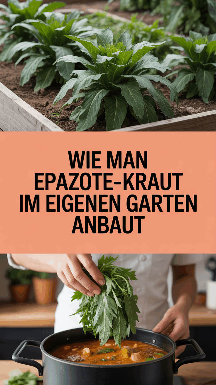 Wie man Epazote-Kraut im eigenen Garten anbaut
