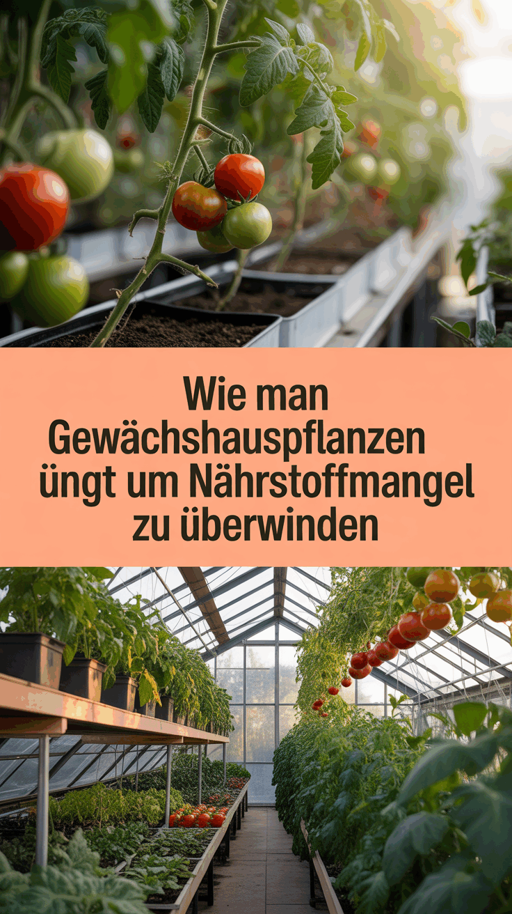 Wie man Gewächshauspflanzen düngt, um Nährstoffmangel zu überwinden