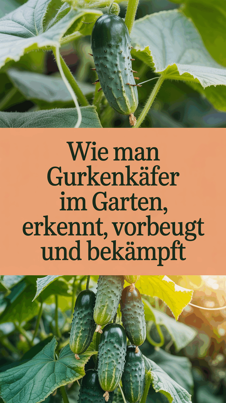 Wie man Gurkenkäfer im Garten erkennt, vorbeugt und bekämpft