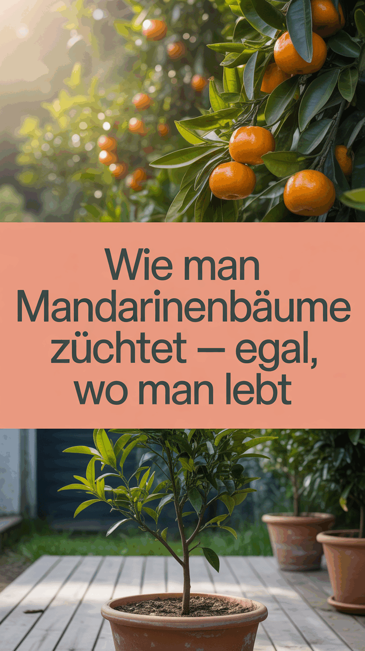 Wie man Mandarinenbäume züchtet – egal, wo man lebt