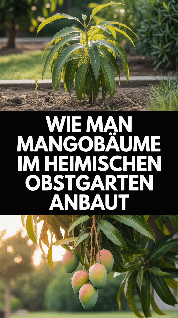 Wie man Mangobäume im heimischen Obstgarten anbaut