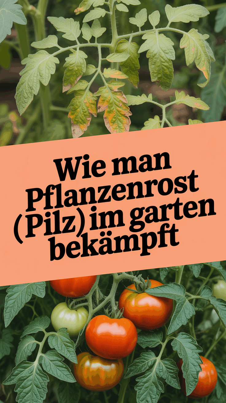 Wie man Pflanzenrost (Pilz) im Garten bekämpft