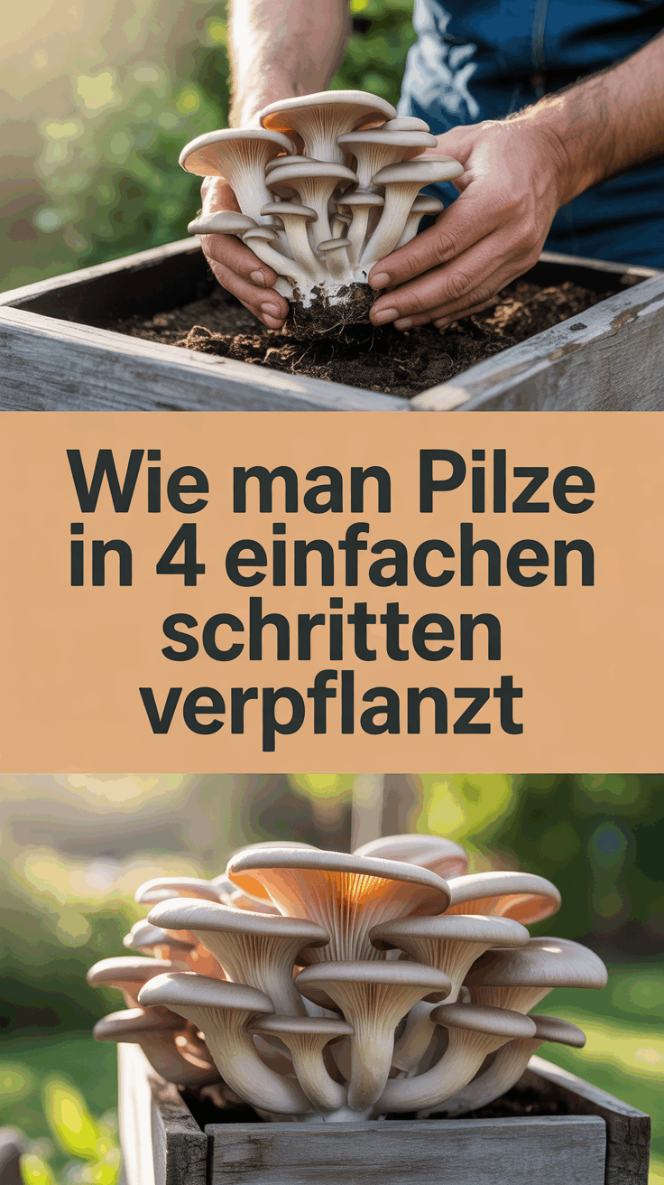 Wie man Pilze in 4 einfachen Schritten verpflanzt