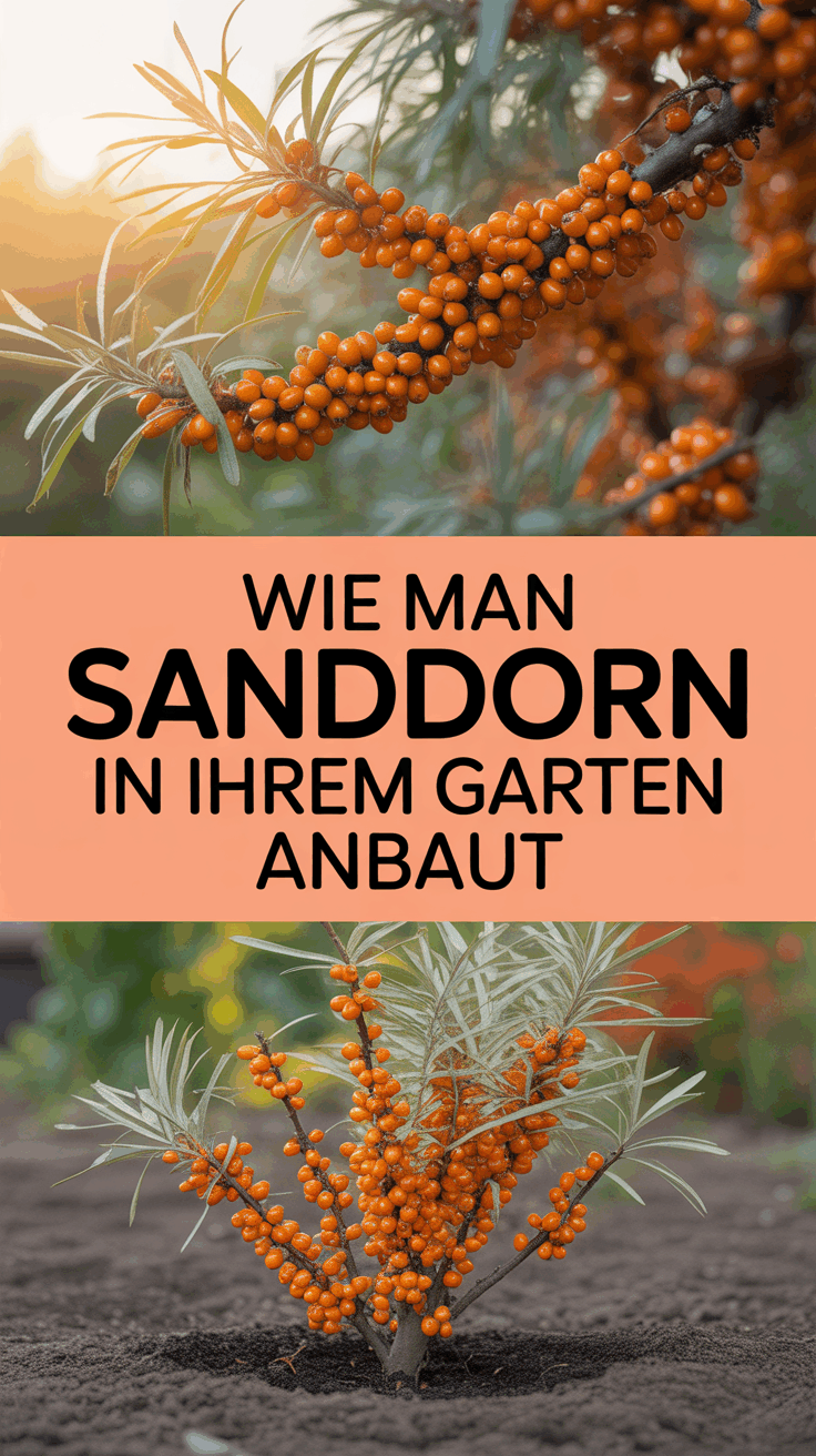 Wie man Sanddorn in Ihrem Garten anbaut