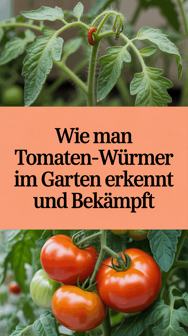 Wie man Tomaten-Würmer im Garten erkennt und bekämpft
