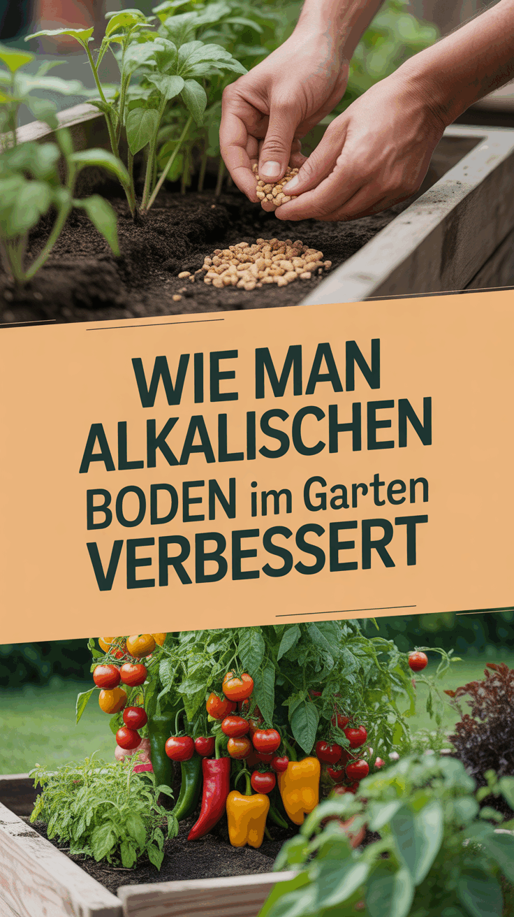 Wie man alkalischen Boden im Garten verbessert