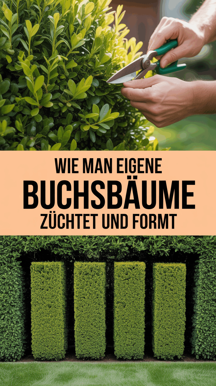 Wie man eigene Buchsbäume züchtet und formt