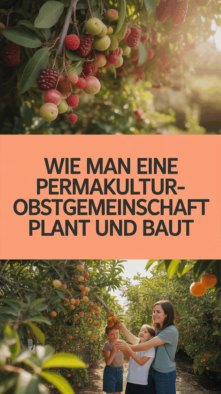 Wie man eine Permakultur-Obstgemeinschaft plant und baut