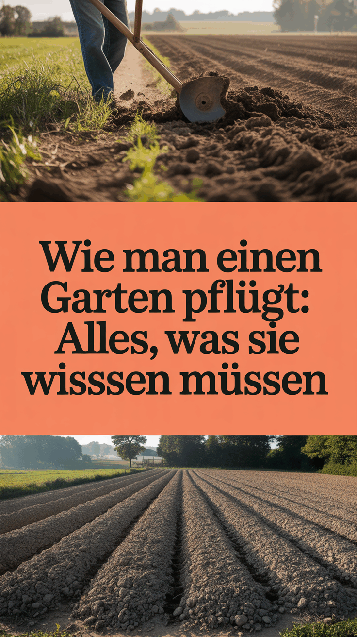 Wie man einen Garten pflügt: Alles, was Sie wissen müssen