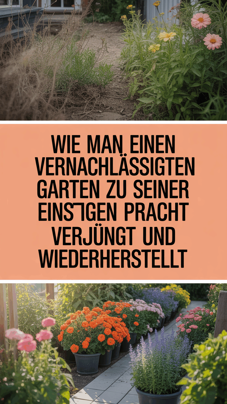 Wie man einen vernachlässigten Garten zu seiner einstigen Pracht verjüngt und wiederherstellt
