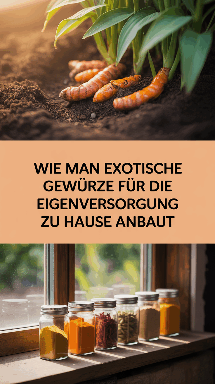 Wie man exotische Gewürze für die Eigenversorgung zu Hause anbaut
