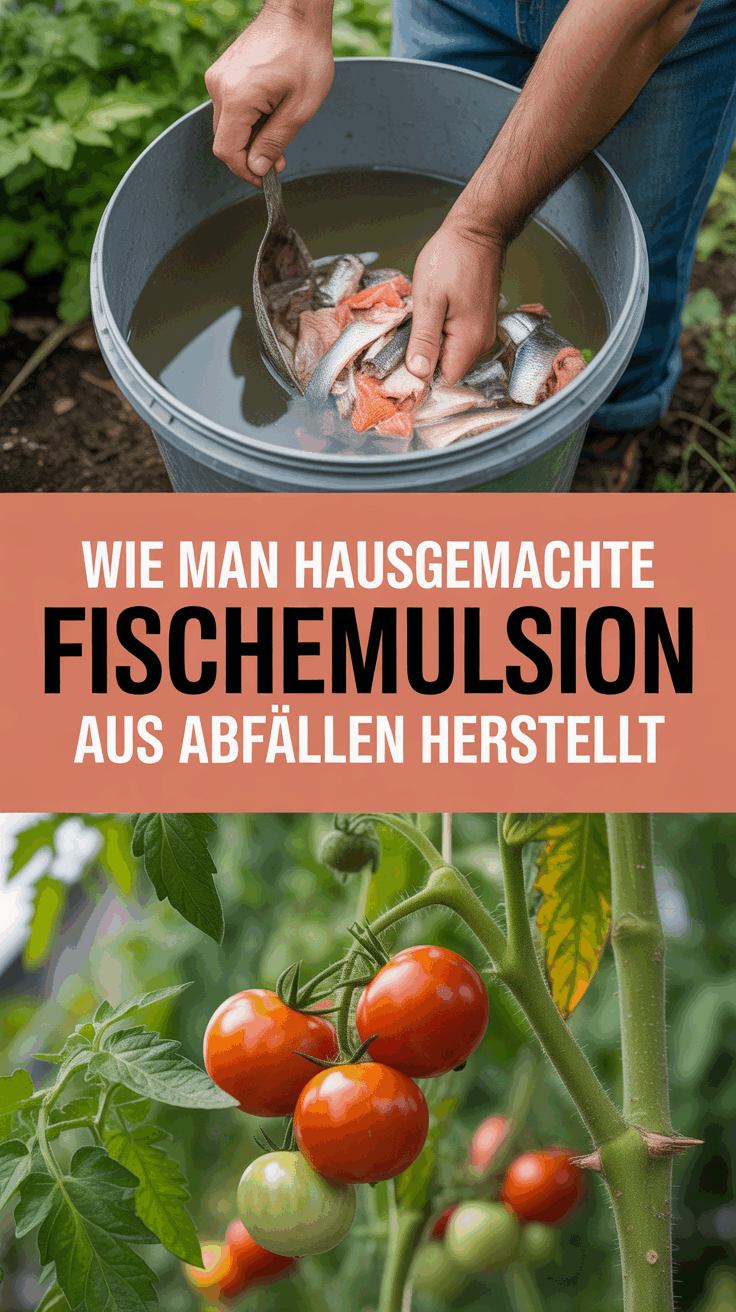 Wie man hausgemachte Fischemulsion aus Abfällen herstellt