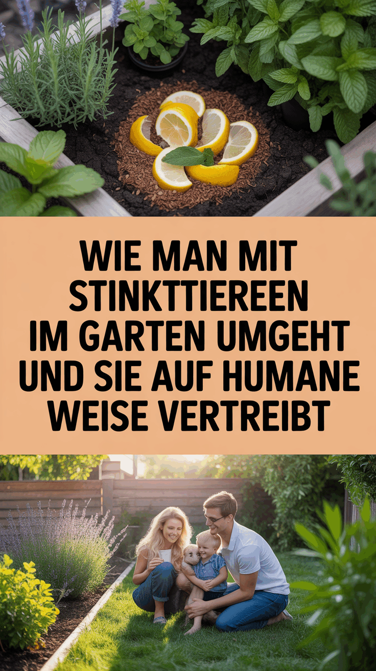 Wie man mit Stinktieren im Garten umgeht und sie auf humane Weise vertreibt