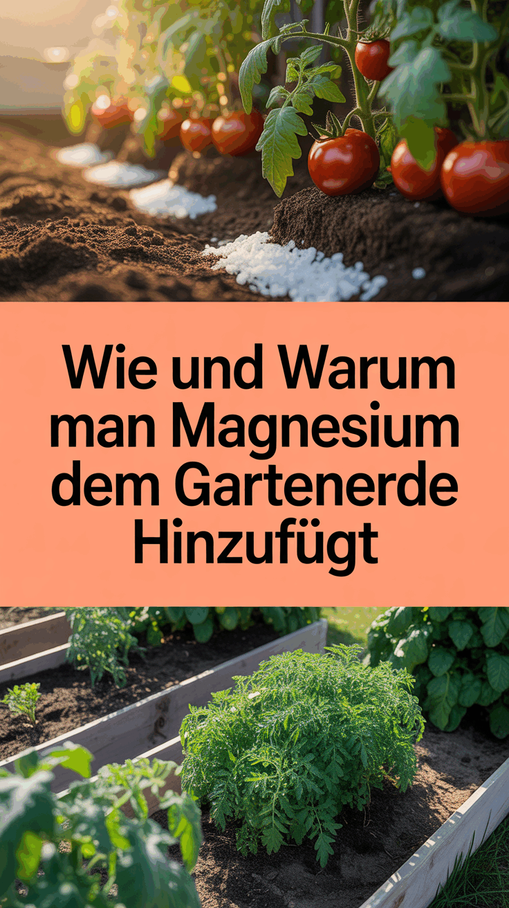 Wie und warum man Magnesium dem Gartenerde hinzufügt