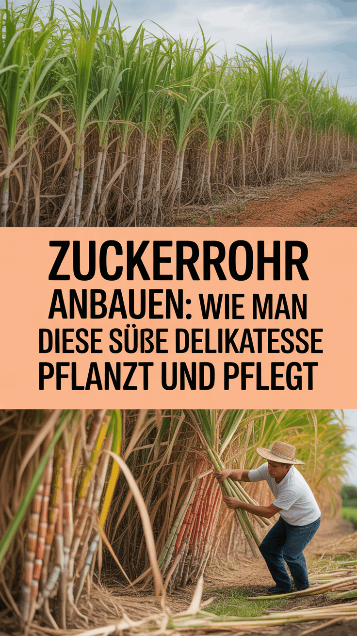 Zuckerrohr anbauen: Wie man diese süße Delikatesse pflanzt und pflegt
